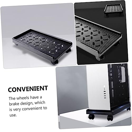 Soporte móvil para torre de computadora con ruedas PLAFOPE miniatura 3