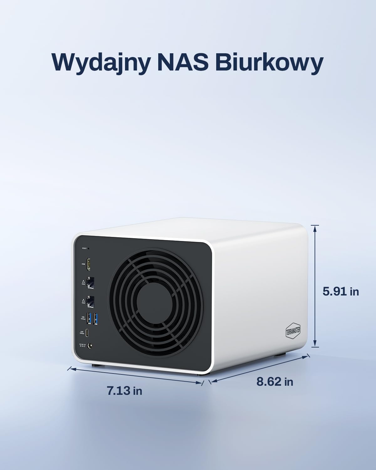 TERRAMASTER F4-425 Pro NAS – 4-Bay Intel N305 8-rdzeniowy, 8 GB RAM, 2x 5GbE LAN, 3x M.2-slot, AI-native TOS 7, OpenClaw, Sieciowa Pamięć Masowa dla Domu, Firmy i Serwera Multimediów(bez dysków)