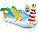Castillo Hinchable Castillo Hinchable Multicolor, tobogán de trampolín Inflable con inflador 3 en 1, Gorila Inflable para Patio Trasero Familiar para...