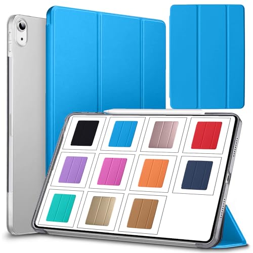 Image of DuraSafe Cases for iPad Air 4 5 6 11 2020 2022 2024 Gen 10.9 /11 Case A2588 A2589 A2591 MM9N3HN /A MM9E3HN /A MM9D3HN /A MME23HN /A MM9C3HN /A MM9F3HN /A A2316 MYFQ2HN /A MYFM2HN /A MYFR2HN /A - Blue