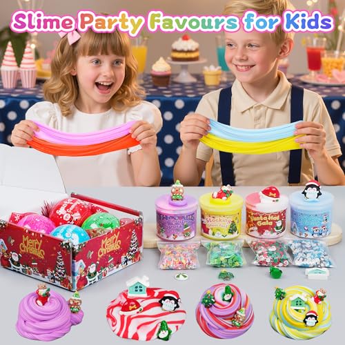 4 Pack Christmas Slime Balls with Charms - image 4