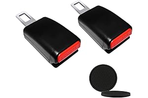 2-Pack Seat Buckle Extenders, Expertly Crafted for Enhanced Driving Comfort
