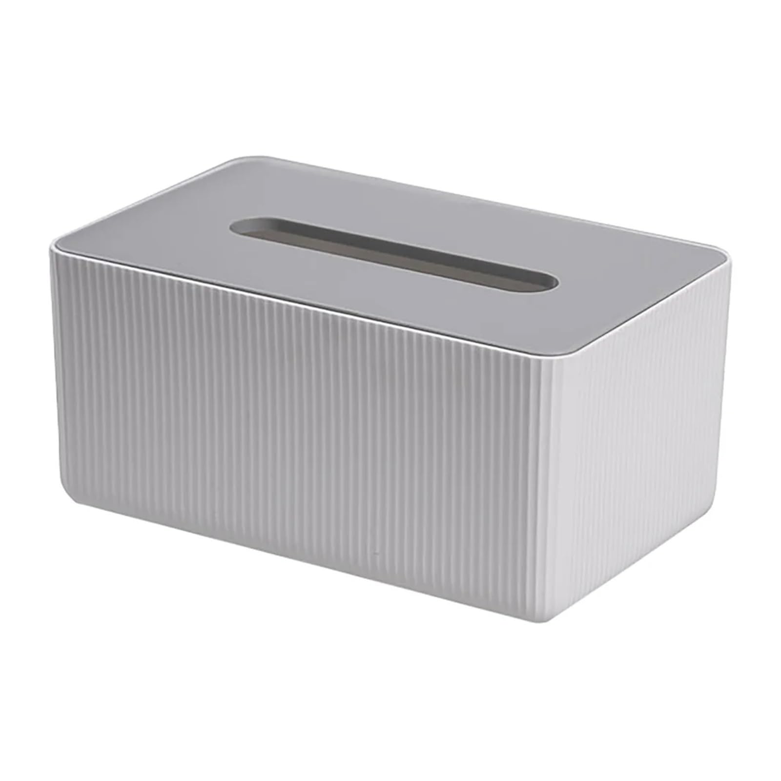 Tissue Box Desktop Paper Box White Tissue Paper Napkin Storage Container Home Organizer Simple Black Bins