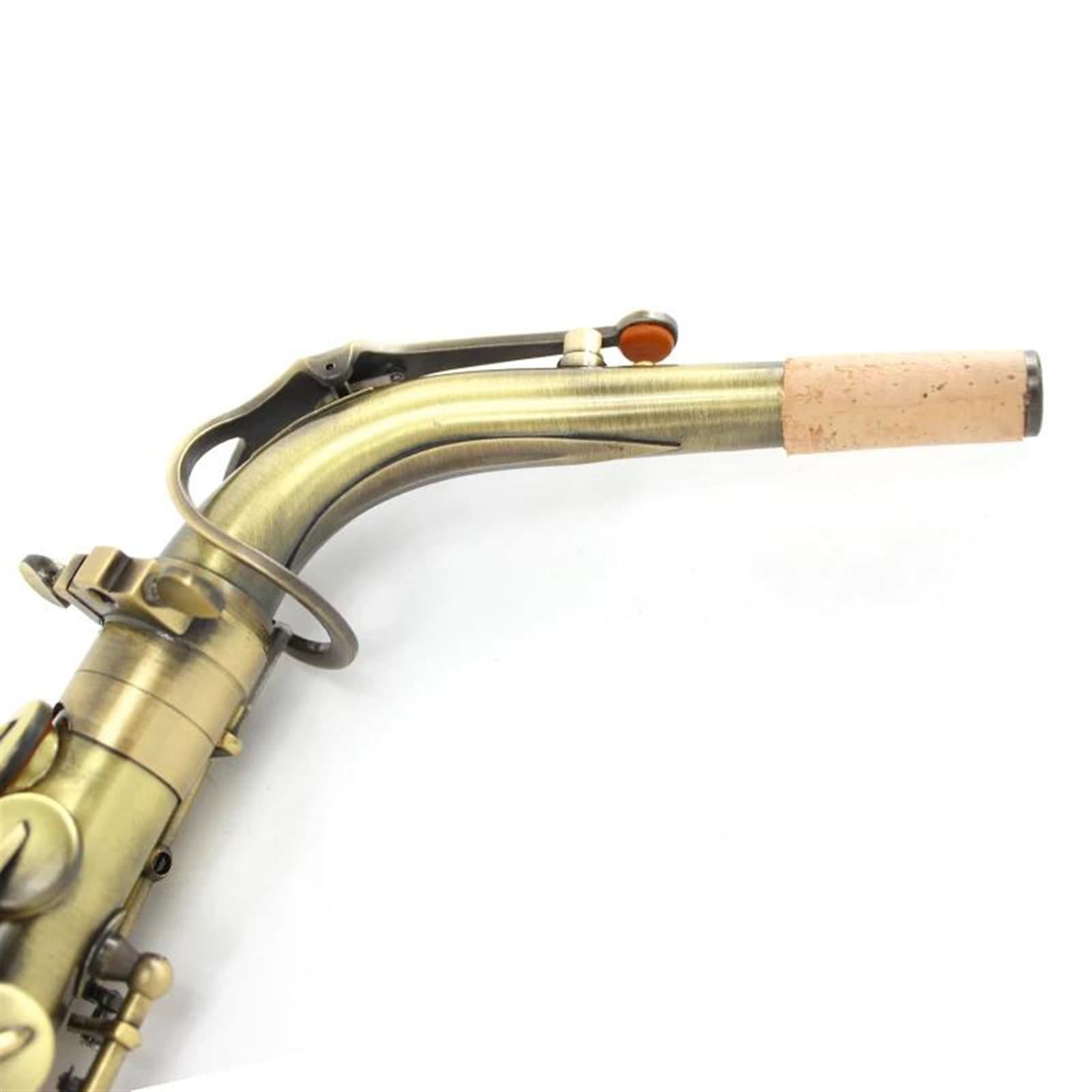 Saxofón Saxofón Alto Eb Tune Sax E Flat Brass Instrumentos De Saxofón De Simulación Antiguos Con Estuche Para Boquilla