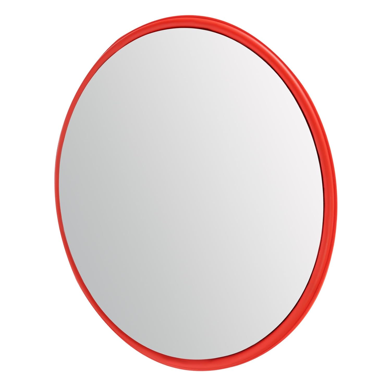 18 inch Convex Mirror Traffic Mirror, Circular Pole Mounted Security Mirror Driveway Mirror Safety Mirrors (Suggested for Indoor use)