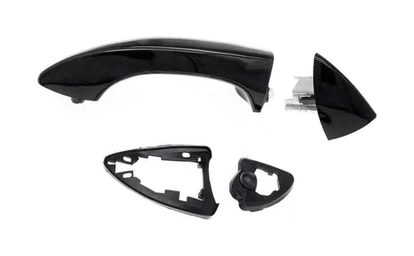 Qwqthgs Rhd Front Left Car Exterior Door Handle Cap Car Front Left Right Rear Outside Door Handle