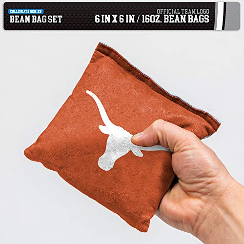 Image of NCAA College Dual Sided Bean Bags by Wild Sports, 8 Count, Premium Toss Bags for Cornhole Set - Great for Tailgates, Outdoors, Backyard