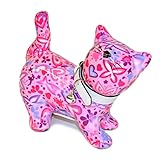 Maße: ca. H 17 x L 20 cm Pomme Pidou Spardose Katze Kitty pink mit Schmetterlingen Sparbüchse Sparschwein Geldgeschenk Geschenk