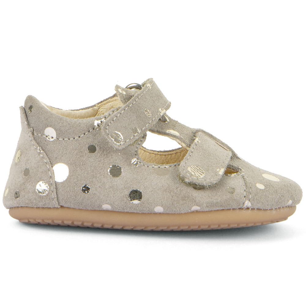 Froddo Prewalkers Sandal G1140003 Baby Erste Schuhe aus Leder, Graubeige (Beige), Gr. 22