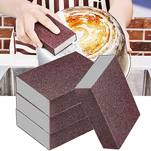 Nano Carborundum Sponge, Carborundum Cleaning Sponge Brush, Nano Emery Sponges, Household Cleaning Tools Cotton for Cleaning Kitchen (4 Pcs)