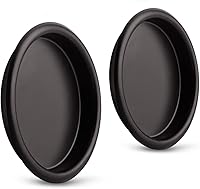 Vista 14 de HOMOTEK Paquete de 4 Tiradores de Dedo para Puerta de Armario de 2-1/16", Instalación Fácil a Presión, Acabado de Níquel Satinado, Se Adapta a un