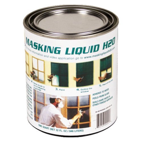 ASSOCIATED PAINT 157026 80-400-4 H20 Masking Liquid 1 quart Clear by ASSOCIATED PAINT
