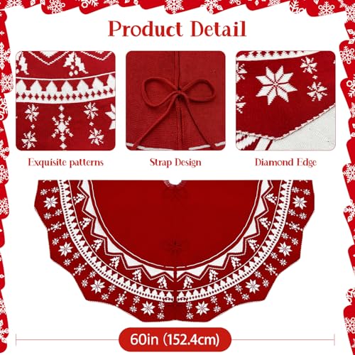 Ourwarm S-SQ-ZZ-LX-60-1 Christmas Tree Skirt 60 Inch thumb #4