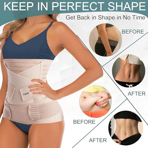 Faja de soporte postpartum 3 en 1 talla única piel miniatura 3