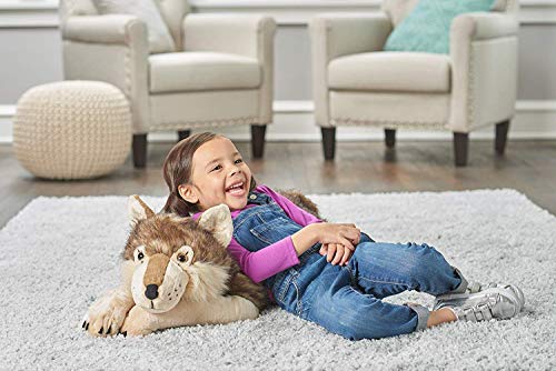 Wild Republic 82332 - Floppies, Wolf, 76 cm - Kuscheltier aus Plüsch, 30', ['Gray', 'Brown', 'White']