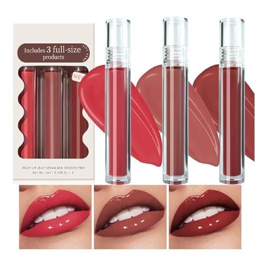 Lip Plumping Gloss, Juicy & Glossy Lip Gloss Set for Women,Moisturising Lip Tint Stain, Lip Oil Glossy Shimmer, Hydrating Mirror Liquid Lipstick,Velvet Lip Glaze, Lip Makeup Gifts