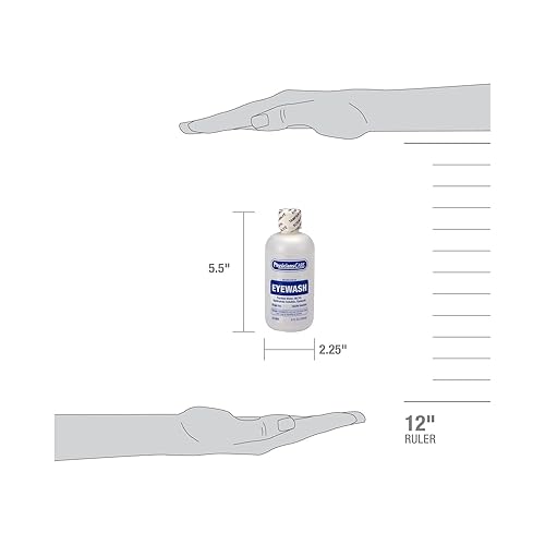 Miniatura 5 de First Aid Only 71345 PhysiciansCare Eye Wash - Botella con tapa de rosca, 8 onzas (24-050)