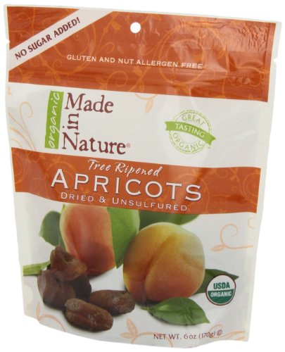Made In Nature Organic Dried Apricots, 6 Oz #TOP3