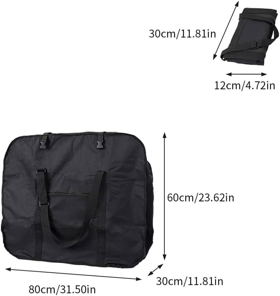 Folding Bike Bags Travel Case Transport Bag with Shoulder Strap for 20inch Bicycles, Large Storage Bag