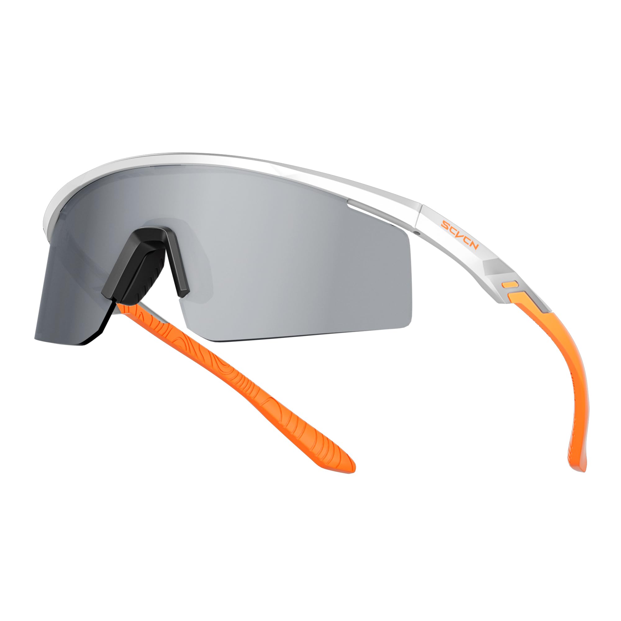 SCVCN Gafas de Ciclismo, Lente PC, Gafas de sol deportivas grandes para hombre y mujer,Diseño con sistema de ventilación