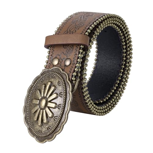 Materiali resistenti: Realizzata in pelle PU leggera e robusta con lega resistente alla corrosione, questa cintura è progettata per essere indossata a lungo senza scucirsi o appannarsi.