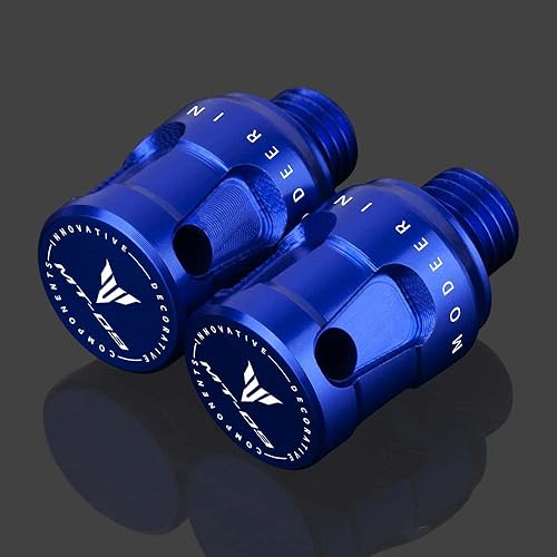 Miniatura 6 de Para MT 09 FZ09 Todo el año Motocicleta CNC M10 x 1.25 Espejo retrovisor Agujero Tapones Tornillos Espejo Retrovisor Soporte mt09 MT-09 fz 09