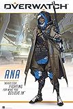 Tamaño: 61cm x 91,5cm Overwatch Póster Ana/Never Stop Fighting (61cm x 91,5cm) + 2 Marcos Negros para póster con suspención