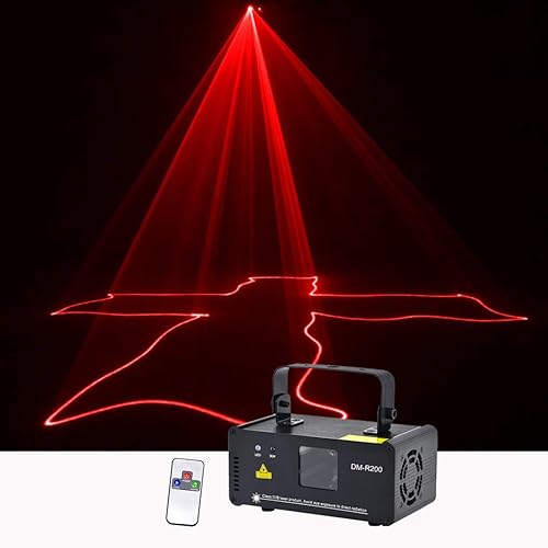 Miniatura 8 de Sharelife Mini RGB a todo color DMX 512 luces de escaneo, proyector de DJ en casa, fiesta, concierto, haz de haz, iluminación de escenario, música