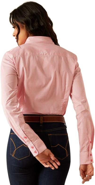 Ariat Womens WMS Wr Kirby Ls Shrt Cardinal Dot - Image 2