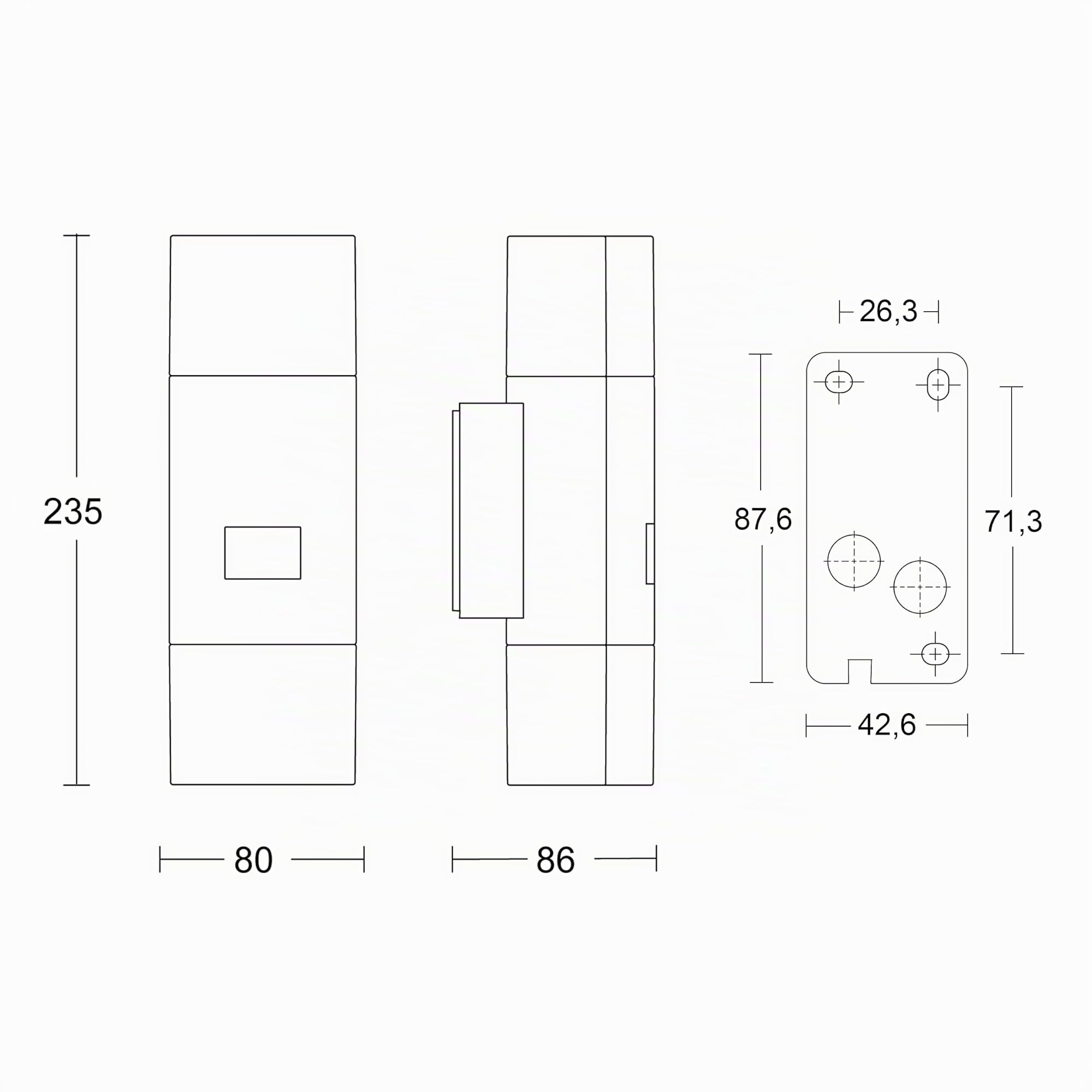 Steinel Applique murale LED L 910 S anthracite avec détecteur de mouvement à 180° - Luminaire extérieur design de 9,8 W - Lampe murale design avec capteur 797 lm