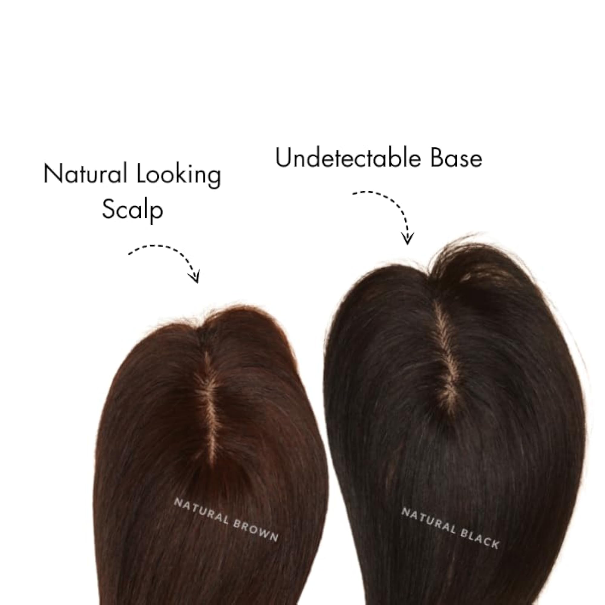 Mini Scalp Topper - 2x3 Silk Base Topper