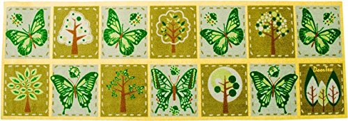 Back2Basics Doortex Home Matting Solutions 20 x 55 in. Green Trees Rectangular Long Sun Room Runner Mat
