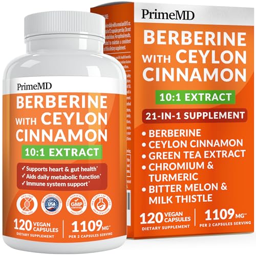 PrimeMD 21-in-1 Berberine Supplement
