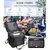 DaranEner Portable Power Station 192Wh LiFePO4 Battery, Solar Generator with Storage Bag, 2AC 300W (600W Surge), USB-C 60W PD, Fast Recharge for Camping, RV, Outdoor, Emergency Backup