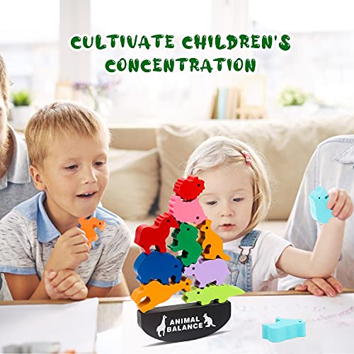 LOVEXIU Gioco di Impilamento in Legno, Blocchi