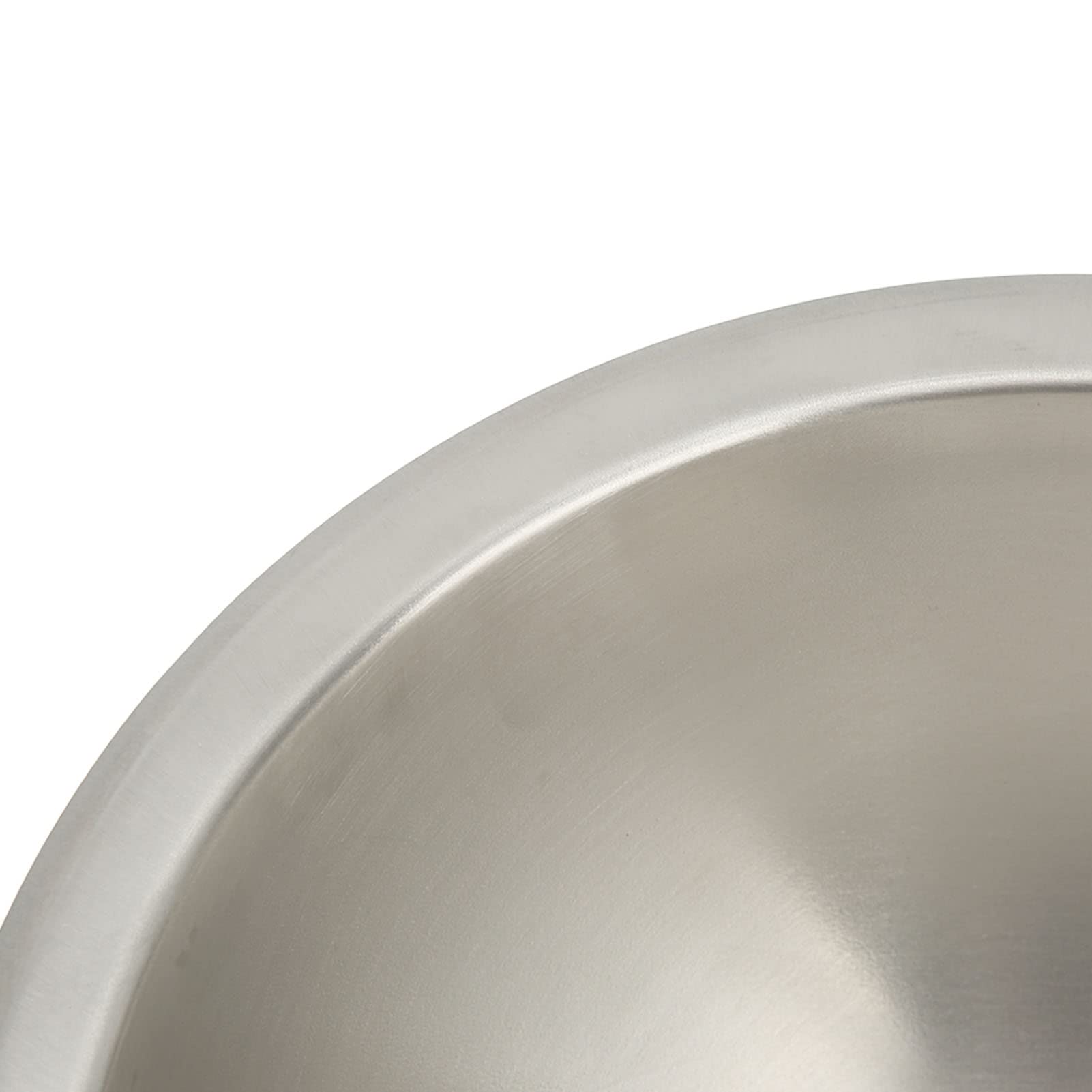 Évier de Cuisine Caravane évier de Bateau Rond en Fil d'acier Inoxydable pour Remplacement