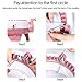 Knitting Machine, Smart Weaving Loom Round Knitting Loom Board Rotating Double Knit Loom Machine Christmas Gift for Adults Kids, Weaving Knitting Loom Machines for Sock Hat Scarf Blankets (22 Needles)
