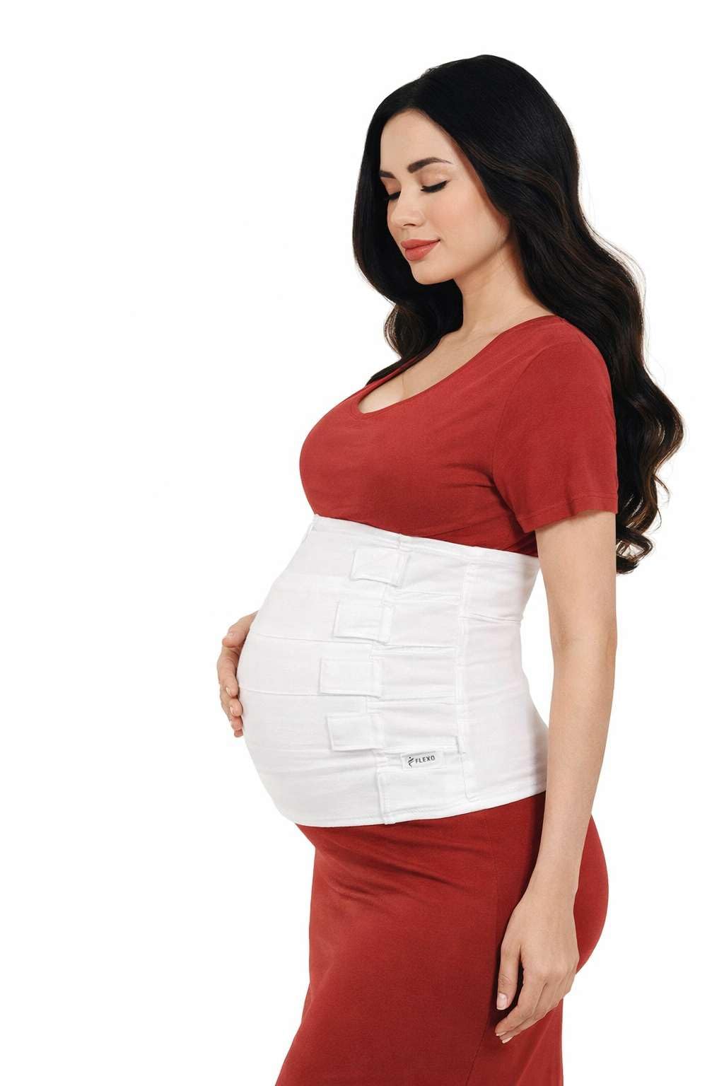 Flexo Post Surgical Cotton Abdominal Binder for Women | Breathable Cotton Support Belt for Pain Relief, Compression & Recovery (Size - XL)