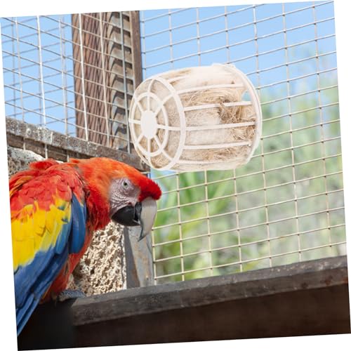 WOONEKY Nesting Material for Birds Must Have Nesting Material for Canaries Small Birds, Jute + Cotton Material - Image 2