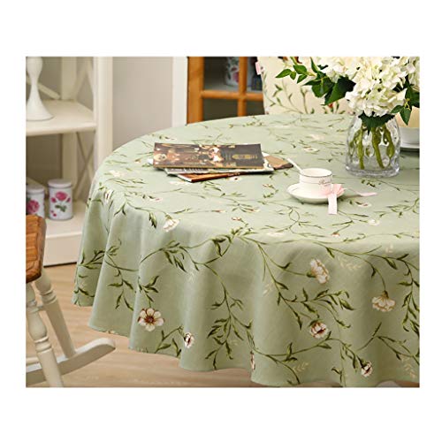 Nappe table ronde lavable pour protéger et embellir votre salon