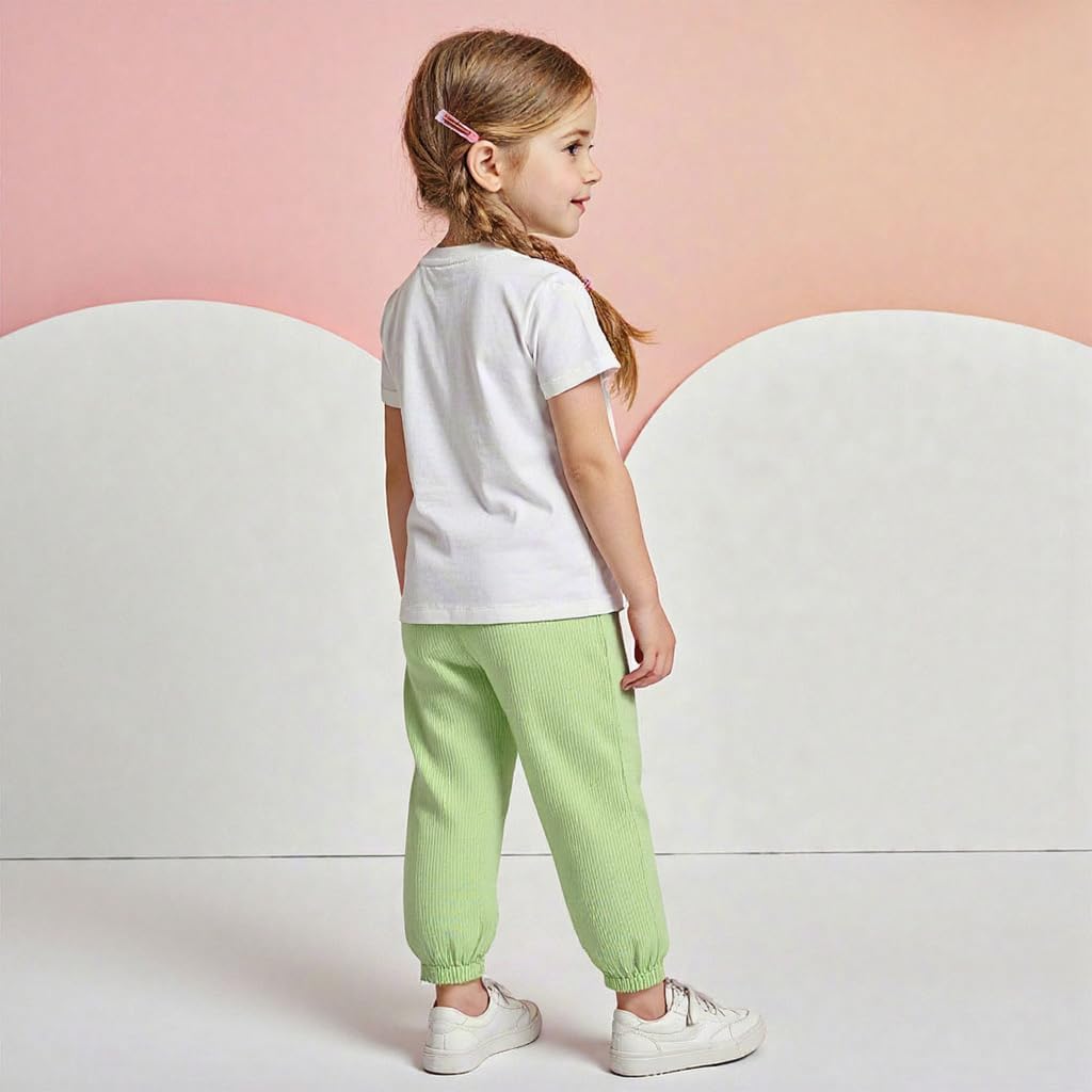 Linwnil Kids' Breathable Quick Dry Ice Silk Pants,Unisex Loose Anti-Mosquito, Sun Protection, Elastic Waist, Cuffed Ankles