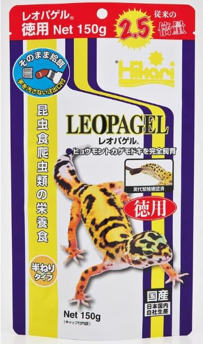 Amazon | キョーリン レオパゲル トカゲ ヤモリ 爬虫類 餌 150g