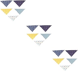 ibasenice 15 Peças Babadores Para Bebê Babadores De Toalha Babadores De Bebê Babadores Infantis Cachecol Babadores De Alimentação De Almoço Babadores Simples Toalhas De Saliva Babador Bolso