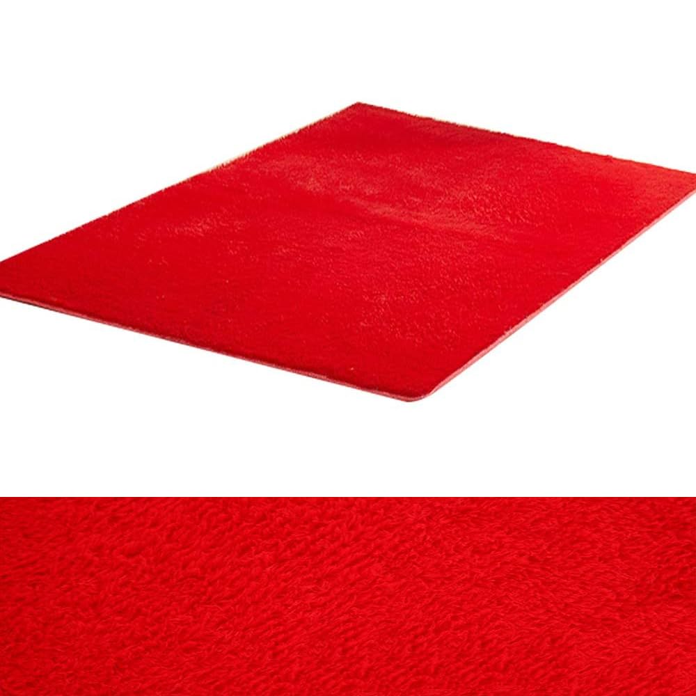 Ultra Soft Indoor Modern Area Rugs Fluffy Non-Slip Floor Square Carpets Silky Mat for Living Room Bedroom Exercise