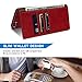 ZZXX for iPhone 7/iPhone 8/iPhone SE 2022(2020) Wallet Case with [RFID Blocking] Card Slot Kickstand Magnetic Closure Leather Flip Fold Protective Phone Case for iPhone 8 Case Wallet(Red-4.7 inch)