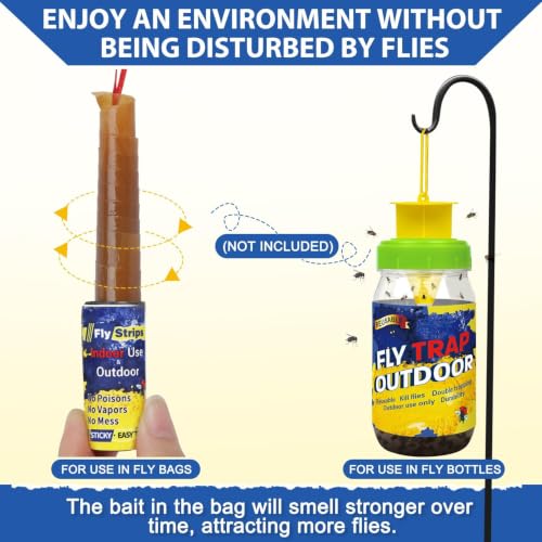 Image of 20 Pack Fly Trap Bait Refills, 20x30g Magnet Biting Attractant for Outdoor