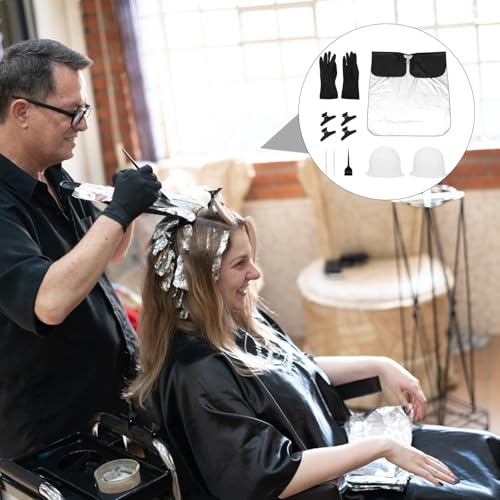 Gorra de silicona para mechas duradera con aguja de acero y capa 6
