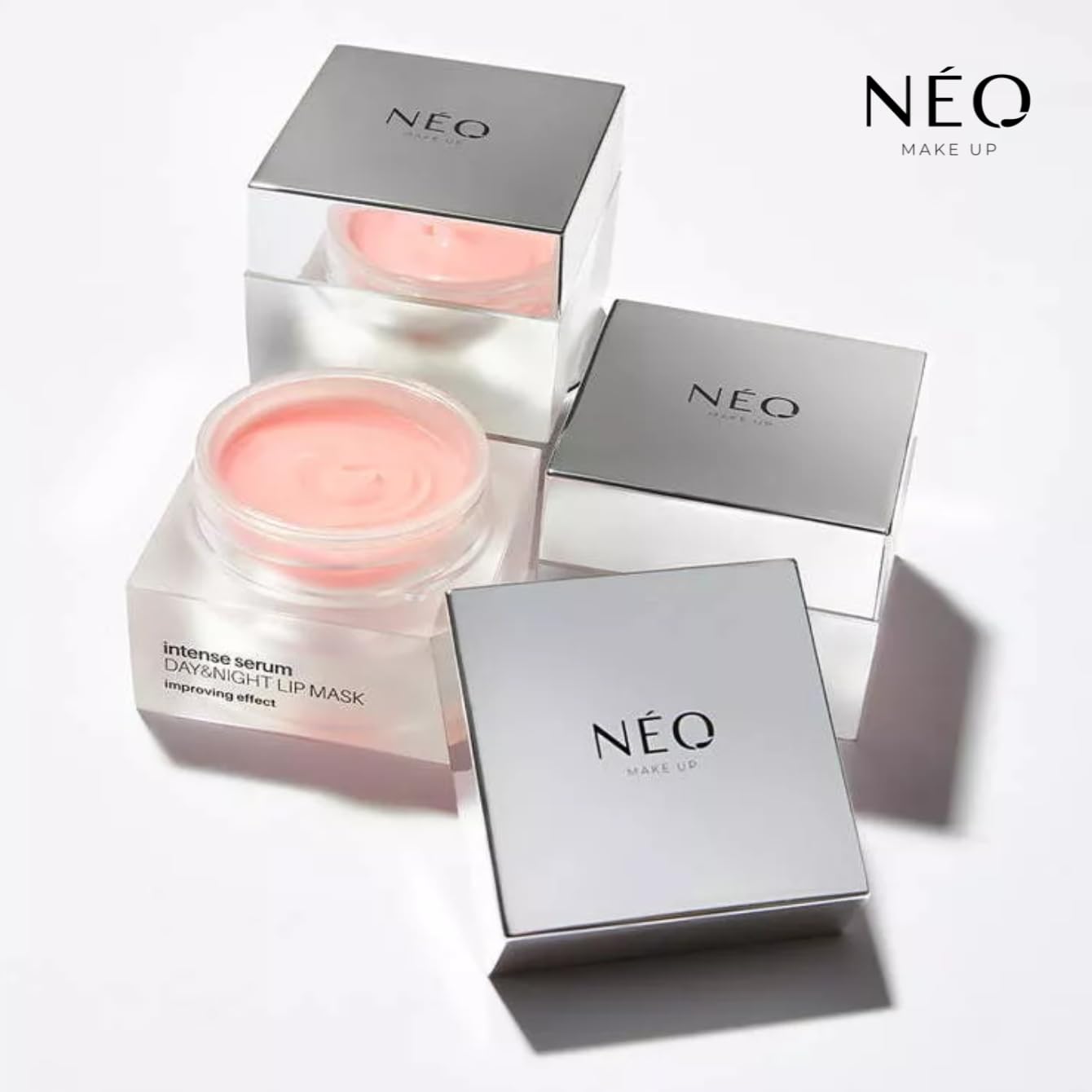 NEO MAKE UP INTENSE SERUM Day & Night Lip Mask - Maska do Ust na dzień i na noc - RASPBERRY - 6,5 ml