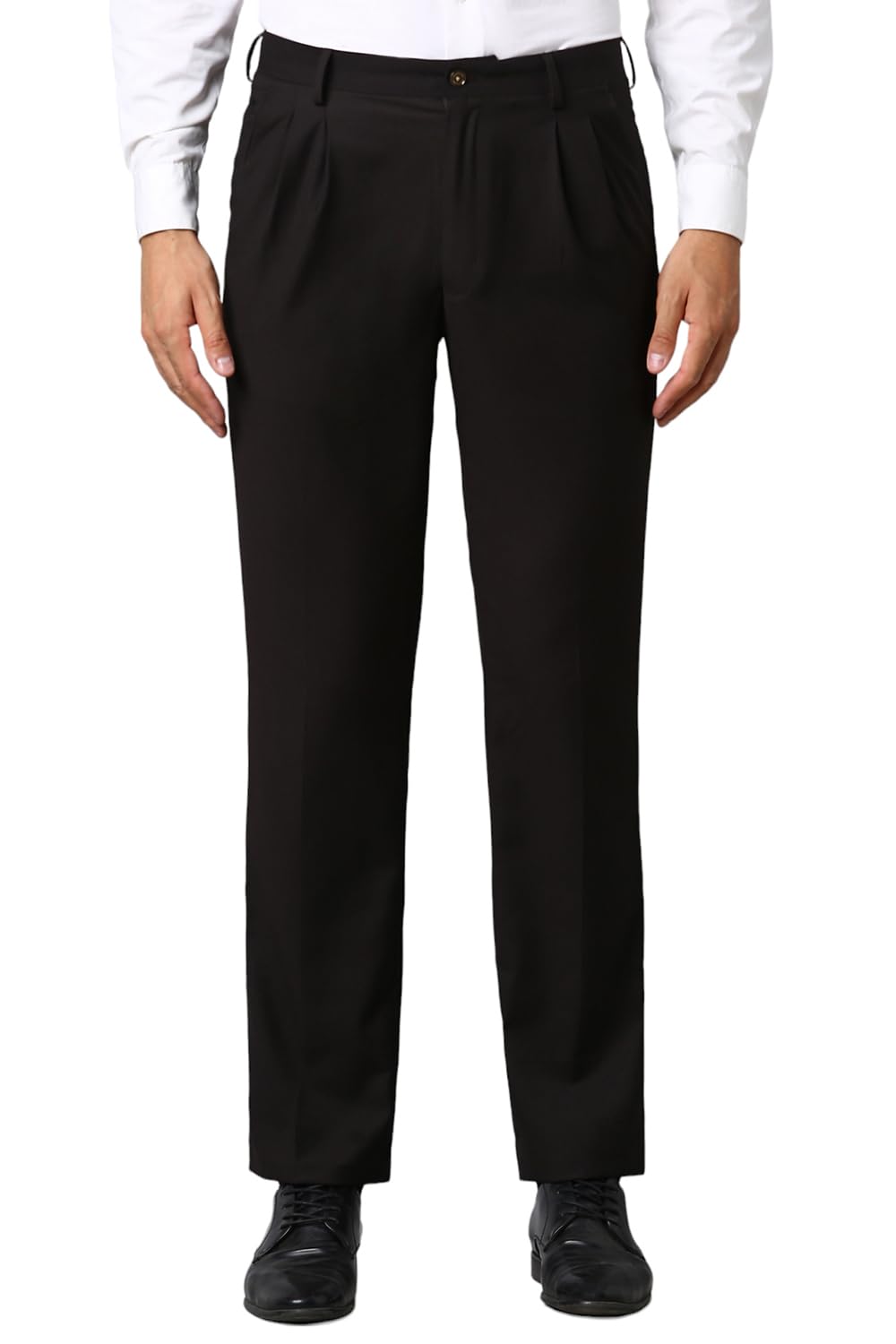 louis philippe Men's Regular Fit Solid All Day Comfort Stretchable Fabric and Enhanced Comfort Formal Trouser-picture-10