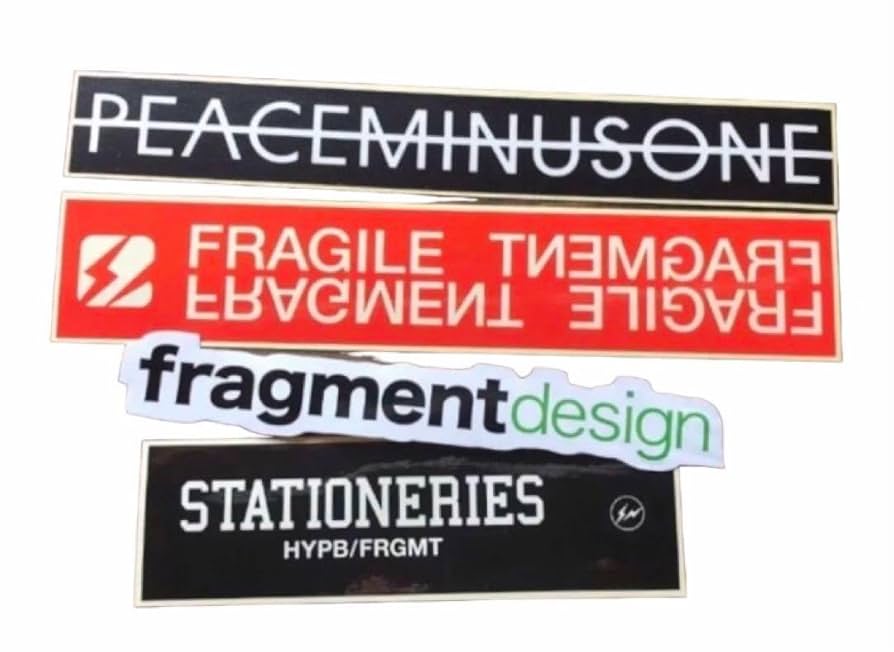 FRAGMENT藤原ヒロシ & PEACEMINUSONE ステッカー Amazon.co.jp: FRAGMENT藤原ヒロシ & PEACEMINUSONE ステッカー